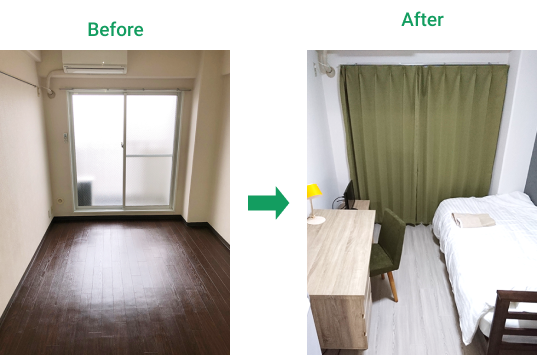 Furnished Rental Property (Before/After)